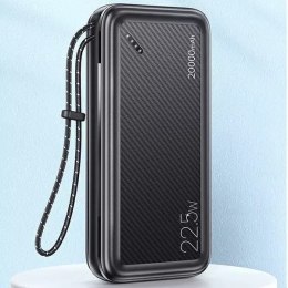Usams USAMS Powerbank PB60 20000mAh 22.5W 2xQC3.0+PD Fast Charge czarny/black 20KCD16801 (US-CD168)