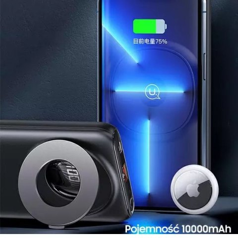 Usams USAMS Powerbank PB62 10000mAh 20W QC3.0+PD Magnetic Wireless Fast Charge nebieski/blue 10KCD17104 (US-CD171) Usams USAMS Powerbank PB62 10000mAh 20W QC3.0+PD Magnetic Wireless Fast Charge nebieski/blue 10KCD17104 (US-CD171)