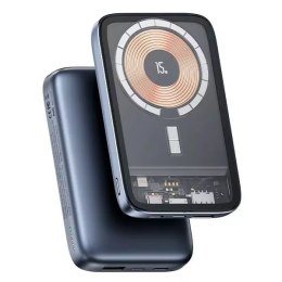 Usams USAMS Powerbank PB67 10000mAh 15W QC3.0+PD Magnetic Wireless Fast Charge stalowy/tarnish 10KCD18401 (US-CD184)