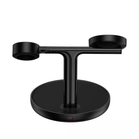 Baseus Ładowarka Indukcyjna Baseus Stojak 3w1 15W MagSafe ( czarna ) Baseus Ładowarka Indukcyjna Baseus Stojak 3w1 15W MagSafe ( czarna )