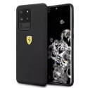 Ferrari Etui na telefon Ferrari Hardcase do Samsung Galaxy S20 Ultra czarny/black Silicone