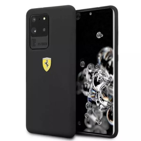 Ferrari Etui na telefon Ferrari Hardcase do Samsung Galaxy S20 Ultra czarny/black Silicone Ferrari Etui na telefon Ferrari Hardcase do Samsung Galaxy S20 Ultra czarny/black Silicone