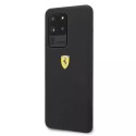 Ferrari Etui na telefon Ferrari Hardcase do Samsung Galaxy S20 Ultra czarny/black Silicone