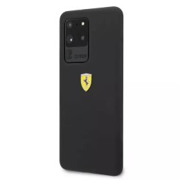 Ferrari Etui na telefon Ferrari Hardcase do Samsung Galaxy S20 Ultra czarny/black Silicone