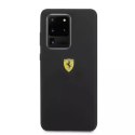 Ferrari Etui na telefon Ferrari Hardcase do Samsung Galaxy S20 Ultra czarny/black Silicone