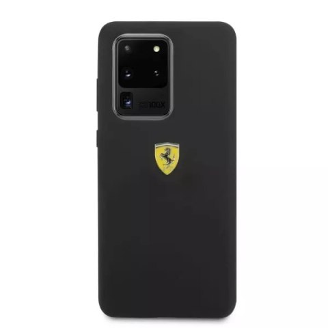 Ferrari Etui na telefon Ferrari Hardcase do Samsung Galaxy S20 Ultra czarny/black Silicone Ferrari Etui na telefon Ferrari Hardcase do Samsung Galaxy S20 Ultra czarny/black Silicone