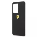Ferrari Etui na telefon Ferrari Hardcase do Samsung Galaxy S20 Ultra czarny/black Silicone