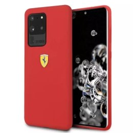 Ferrari Etui na telefon Ferrari Hardcase do Samsung Galaxy S20 Ultra czerwony/red Silicone