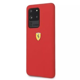 Ferrari Etui na telefon Ferrari Hardcase do Samsung Galaxy S20 Ultra czerwony/red Silicone