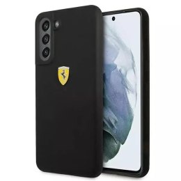 Ferrari Etui na telefon Ferrari Hardcase do Samsung Galaxy S21 FE czarny/black Silicone