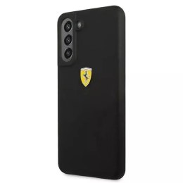 Ferrari Etui na telefon Ferrari Hardcase do Samsung Galaxy S21 FE czarny/black Silicone