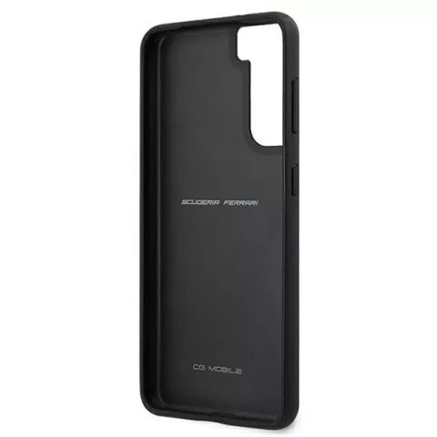 Ferrari Etui na telefon Ferrari Hardcase do Samsung Galaxy S21 Plus czarny/black hardcase Off Track Leather Nylon Stripe Ferrari Etui na telefon Ferrari Hardcase do Samsung Galaxy S21 Plus czarny/black hardcase Off Track Leather Nylon Stripe