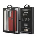 Ferrari Etui na telefon Ferrari Hardcase do Samsung Galaxy S21 Plus czerwony/red hardcase Off Track Leather Nylon Stripe