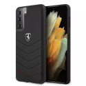 Ferrari Etui na telefon Ferrari Hardcase do Samsung Galaxy S21 czarny/black hardcase Off Track Quilted