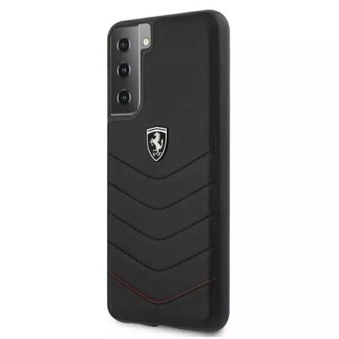 Ferrari Etui na telefon Ferrari Hardcase do Samsung Galaxy S21 czarny/black hardcase Off Track Quilted Ferrari Etui na telefon Ferrari Hardcase do Samsung Galaxy S21 czarny/black hardcase Off Track Quilted