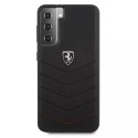 Ferrari Etui na telefon Ferrari Hardcase do Samsung Galaxy S21 czarny/black hardcase Off Track Quilted