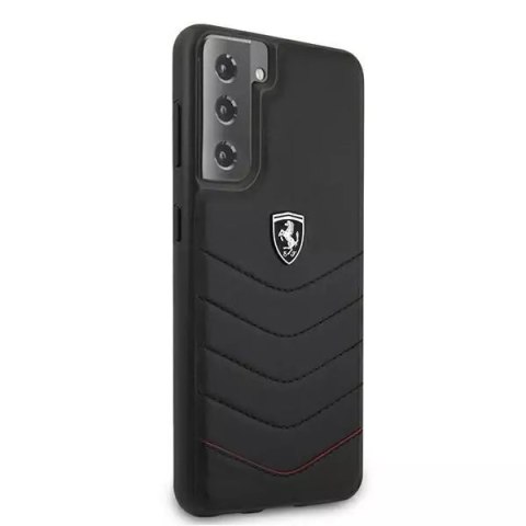 Ferrari Etui na telefon Ferrari Hardcase do Samsung Galaxy S21 czarny/black hardcase Off Track Quilted Ferrari Etui na telefon Ferrari Hardcase do Samsung Galaxy S21 czarny/black hardcase Off Track Quilted