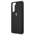 Ferrari Etui na telefon Ferrari Hardcase do Samsung Galaxy S21 czarny/black hardcase Off Track Quilted