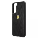 Ferrari Etui na telefon Ferrari Hardcase do Samsung Galaxy S21 czarny/black hardcase On Track Perforated