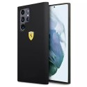 Ferrari Etui na telefon Ferrari Hardcase do Samsung Galaxy S22 Ultra czarny/black hardcase On Track Silicone