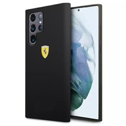 Ferrari Etui na telefon Ferrari Hardcase do Samsung Galaxy S22 Ultra czarny/black hardcase On Track Silicone