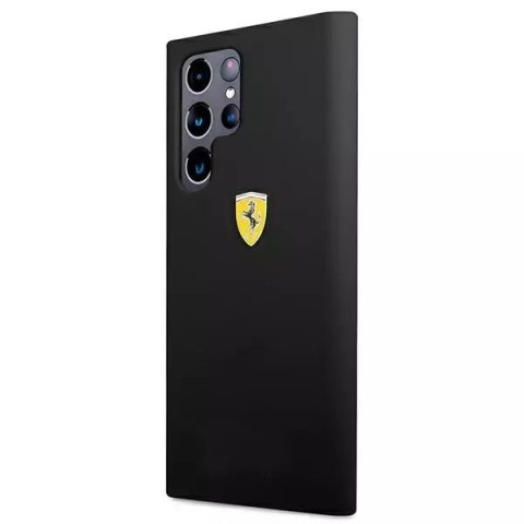 Ferrari Etui na telefon Ferrari Hardcase do Samsung Galaxy S22 Ultra czarny/black hardcase On Track Silicone Ferrari Etui na telefon Ferrari Hardcase do Samsung Galaxy S22 Ultra czarny/black hardcase On Track Silicone