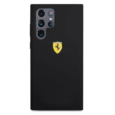 Ferrari Etui na telefon Ferrari Hardcase do Samsung Galaxy S22 Ultra czarny/black hardcase On Track Silicone Ferrari Etui na telefon Ferrari Hardcase do Samsung Galaxy S22 Ultra czarny/black hardcase On Track Silicone