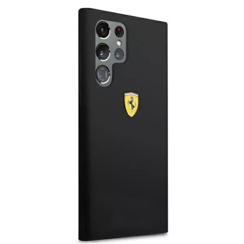 Ferrari Etui na telefon Ferrari Hardcase do Samsung Galaxy S22 Ultra czarny/black hardcase On Track Silicone Ferrari Etui na telefon Ferrari Hardcase do Samsung Galaxy S22 Ultra czarny/black hardcase On Track Silicone