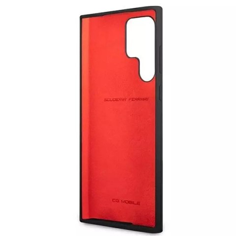 Ferrari Etui na telefon Ferrari Hardcase do Samsung Galaxy S22 Ultra czarny/black hardcase On Track Silicone Ferrari Etui na telefon Ferrari Hardcase do Samsung Galaxy S22 Ultra czarny/black hardcase On Track Silicone