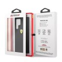 Ferrari Etui na telefon Ferrari Hardcase do Samsung Galaxy S22 Ultra czarny/black hardcase On Track Silicone