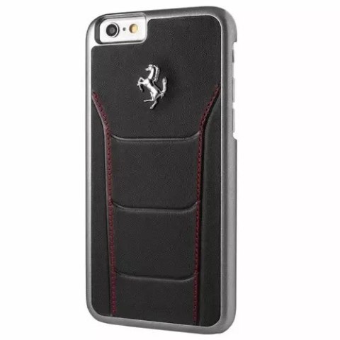 Ferrari Etui na telefon Ferrari Hardcase iPhone 6/6S black/red stiching Ferrari Etui na telefon Ferrari Hardcase iPhone 6/6S black/red stiching