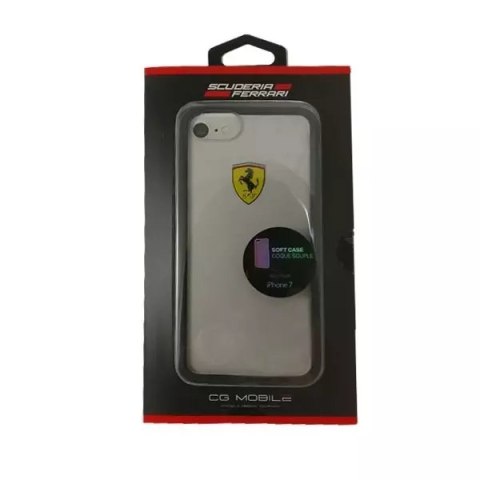 Ferrari Etui na telefon Ferrari Hardcase iPhone 7/8 /SE 2020 / SE 2022 transparent/black Ferrari Etui na telefon Ferrari Hardcase iPhone 7/8 /SE 2020 / SE 2022 transparent/black