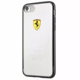 Ferrari Etui na telefon Ferrari Hardcase iPhone 7/8/SE 2020 / SE 2022 black/transparent Racing Shield