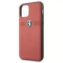 Ferrari Etui na telefon Ferrari iPhone 11 Pro 5,8" czerwony/red hardcase Off Track Leather