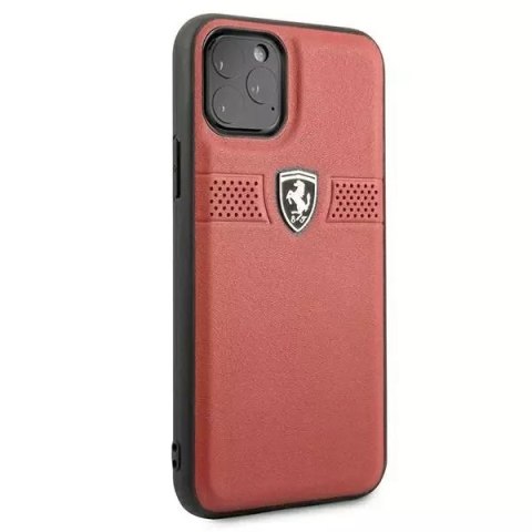 Ferrari Etui na telefon Ferrari iPhone 11 Pro 5,8" czerwony/red hardcase Off Track Leather Ferrari Etui na telefon Ferrari iPhone 11 Pro 5,8" czerwony/red hardcase Off Track Leather