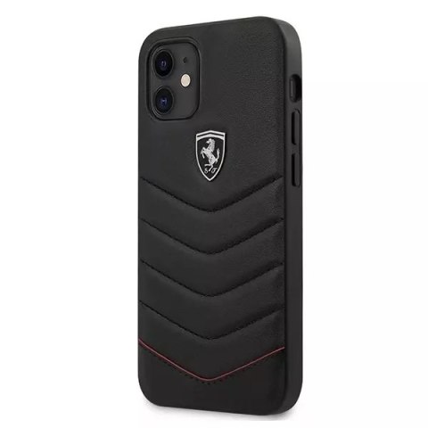 Ferrari Etui na telefon Ferrari iPhone 12 mini 5,4" czarny/black hardcase Off Track Quilted Ferrari Etui na telefon Ferrari iPhone 12 mini 5,4" czarny/black hardcase Off Track Quilted