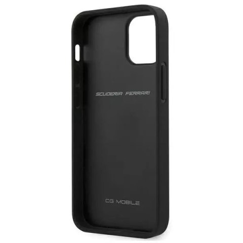 Ferrari Etui na telefon Ferrari iPhone 12 mini 5,4" czarny/black hardcase On Track PU Carbon Ferrari Etui na telefon Ferrari iPhone 12 mini 5,4" czarny/black hardcase On Track PU Carbon