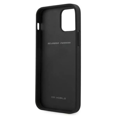 Ferrari Etui na telefon Ferrari iPhone 12/12 Pro 6,1" czarny/black hardcase Off Track Perforated Ferrari Etui na telefon Ferrari iPhone 12/12 Pro 6,1" czarny/black hardcase Off Track Perforated