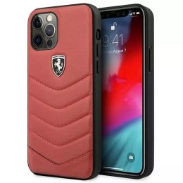 Ferrari Etui na telefon Ferrari iPhone 12/12 Pro czerwony/red hardcase Off Track Quilted