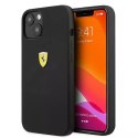 Ferrari Etui na telefon Ferrari iPhone 13 6,1" czarny/black hardcase Silicone