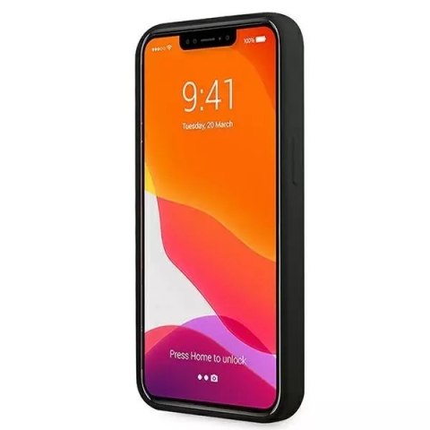Ferrari Etui na telefon Ferrari iPhone 13 6,1" czarny/black hardcase Silicone Ferrari Etui na telefon Ferrari iPhone 13 6,1" czarny/black hardcase Silicone