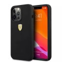 Ferrari Etui na telefon Ferrari iPhone 13 Pro Max 6,7" czarny/black hardcase Silicone MagSafe