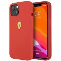 Ferrari Etui na telefon Ferrari iPhone 13 mini 5,4"" czarny/black hardcase Silicone