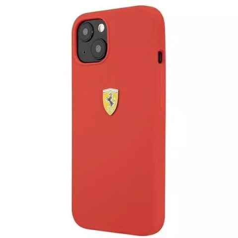 Ferrari Etui na telefon Ferrari iPhone 13 mini 5,4"" czarny/black hardcase Silicone Ferrari Etui na telefon Ferrari iPhone 13 mini 5,4"" czarny/black hardcase Silicone