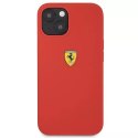 Ferrari Etui na telefon Ferrari iPhone 13 mini 5,4"" czarny/black hardcase Silicone