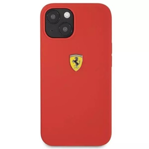 Ferrari Etui na telefon Ferrari iPhone 13 mini 5,4"" czarny/black hardcase Silicone Ferrari Etui na telefon Ferrari iPhone 13 mini 5,4"" czarny/black hardcase Silicone