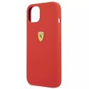 Ferrari Etui na telefon Ferrari iPhone 13 mini 5,4"" czarny/black hardcase Silicone