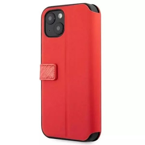 Ferrari Etui na telefon Ferrari iPhone 13 mini 5,4" czerwony/red book On Track Carbon Stripe Ferrari Etui na telefon Ferrari iPhone 13 mini 5,4" czerwony/red book On Track Carbon Stripe