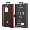 Ferrari Etui na telefon Ferrari iPhone 14 Pro 6,1" czarny/black hardcase Silicone Metal Logo