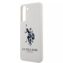 Ferrari Etui na telefon US Polo Silicone Logo do Samsung Galaxy S21 biały/white